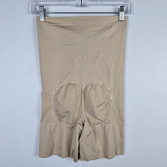 NWT SPANXsculpt OnCore High-Waisted Mid Thigh Short Soft Nude Size 1X - Picture 7 of 11